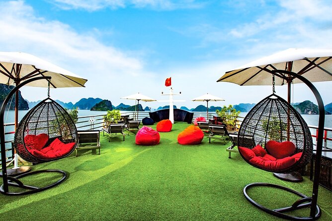 Halong Milalux 5 Star Cruise 2 Days 1 Night, All Inclusive, Transfer