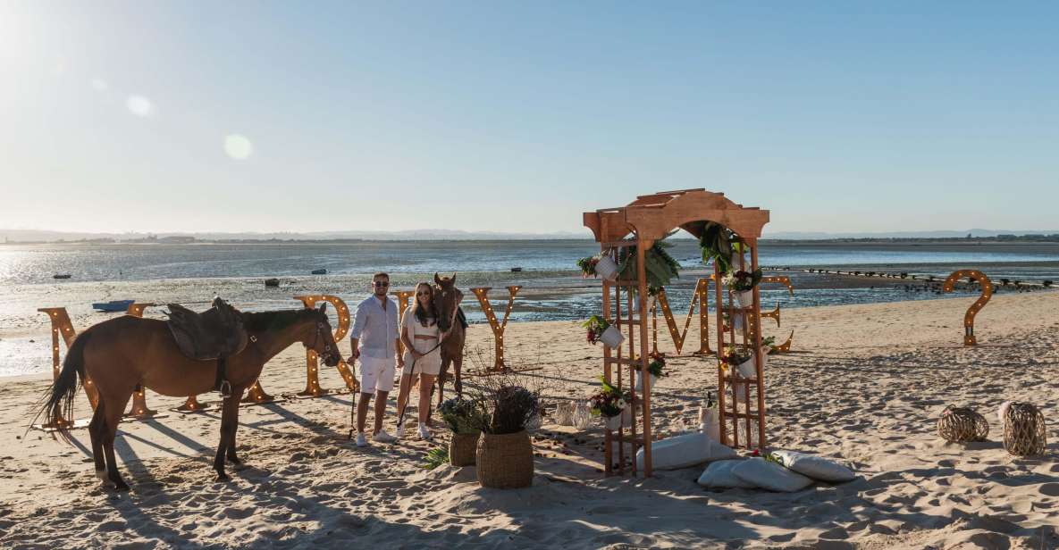 Horseback Marriage Proposal on the Beach