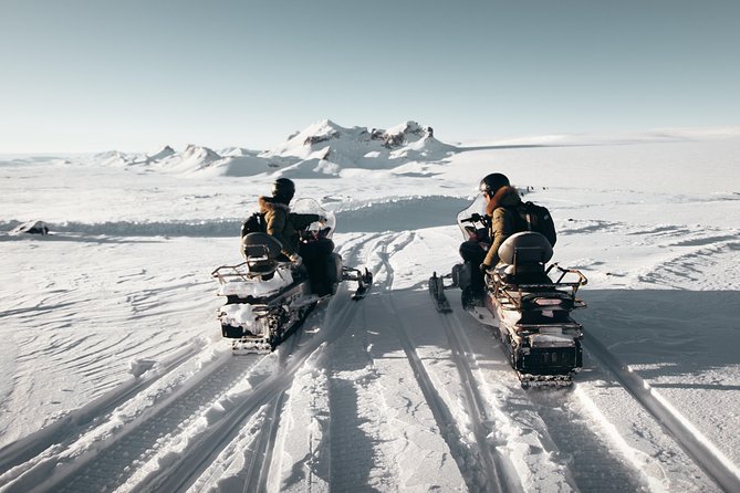 Ice Cave and Snowmobile Tour From Gullfoss