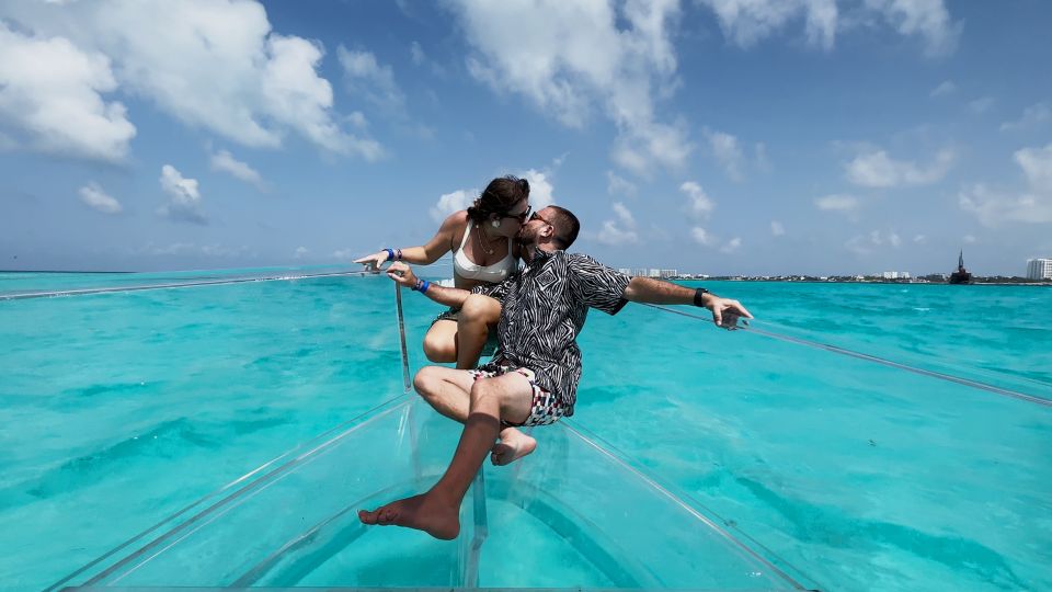 Isla Mujeres: 100% Transparent Boat Ride