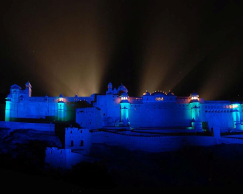 Jaipur: Light & Sound Show With Dinner at Amber Fort