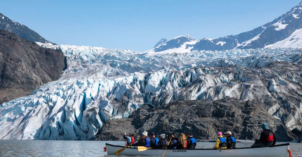 Juneau: Mendenhall Glacier Lake Canoe Day Trip and Hike