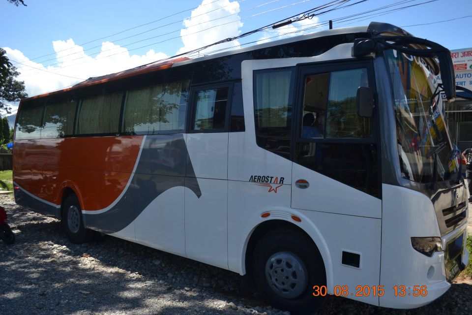 Kathmandu to Chitwan Tourist Bus