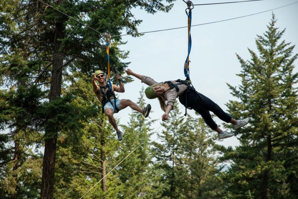 Kelowna: Zipline & Wine Tour