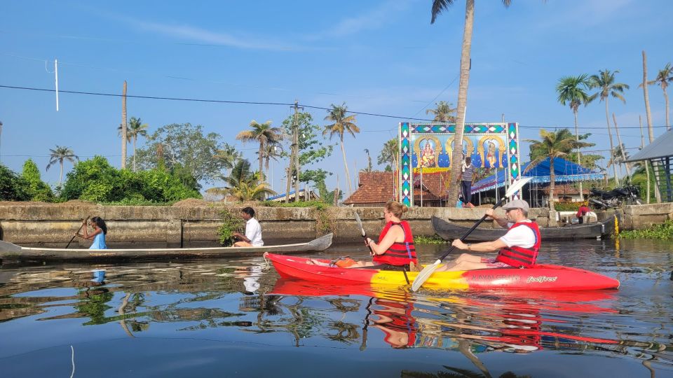 Kerala Backwater Village Kayaking Tour (Full Day) (Nedumudy)