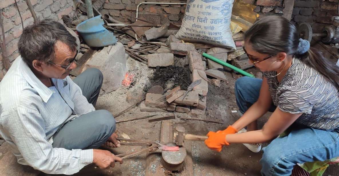 Knife (Khukuri) Making Activity With a Blacksmith