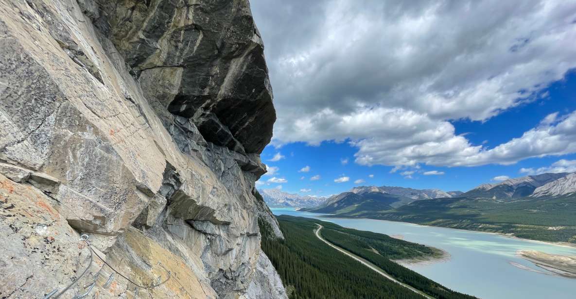 Lake Abraham Via Ferrata Climbing