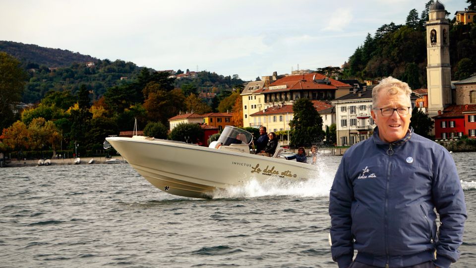 Lake Como: Varenna Private Tour 4 Hours Invictus Boat