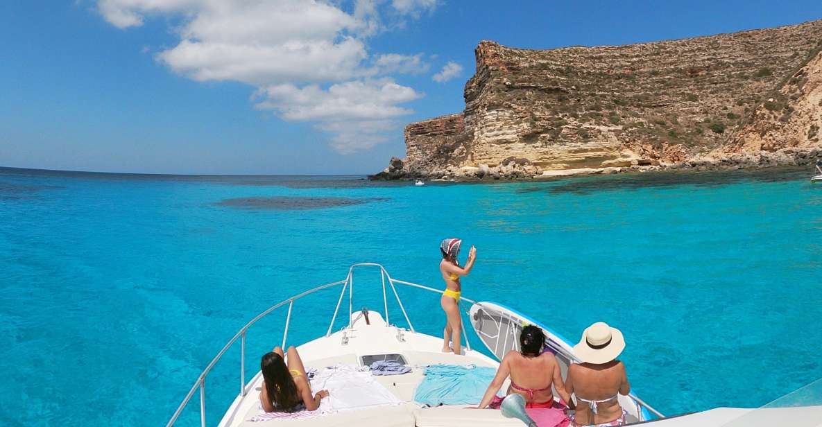 Lampedusa: Tabaccara Bay, Rabbit Island Boat Tour With Lunch - Overview of the Tour