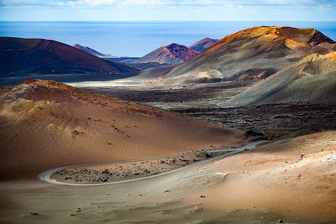 Lanzarote South Short With the Entrance to Timanfaya Volcano