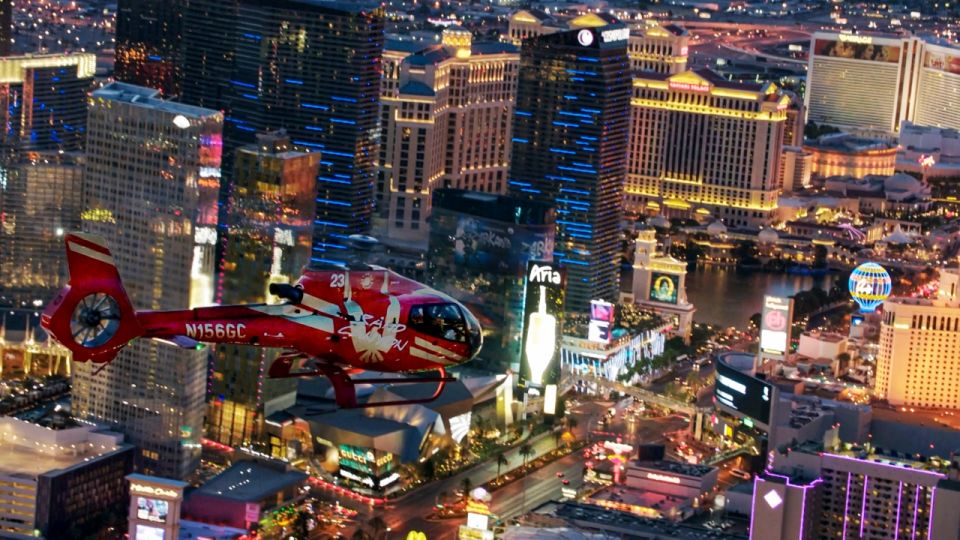 Las Vegas: Night Helicopter Flight and Neon Museum Tour