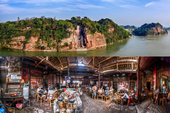 Leshan Buddha + Panda Base or Old Tea House Private Day Tour