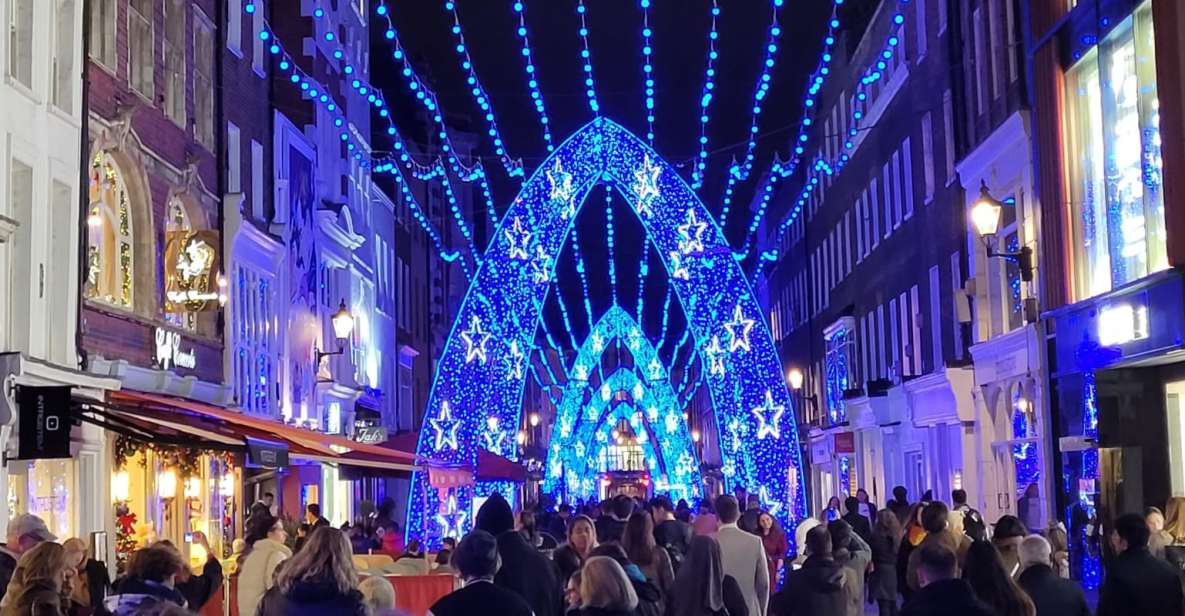 London: Private Christmas Lights and Markets Walking Tour