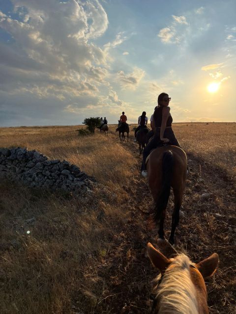 Matera: Sunset Horseback Riding Tour on Murgia