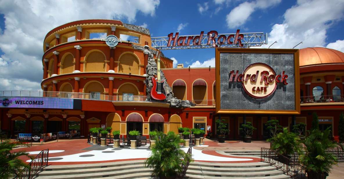 Meal at Hard Rock Cafe Orlando at Universal CityWalk