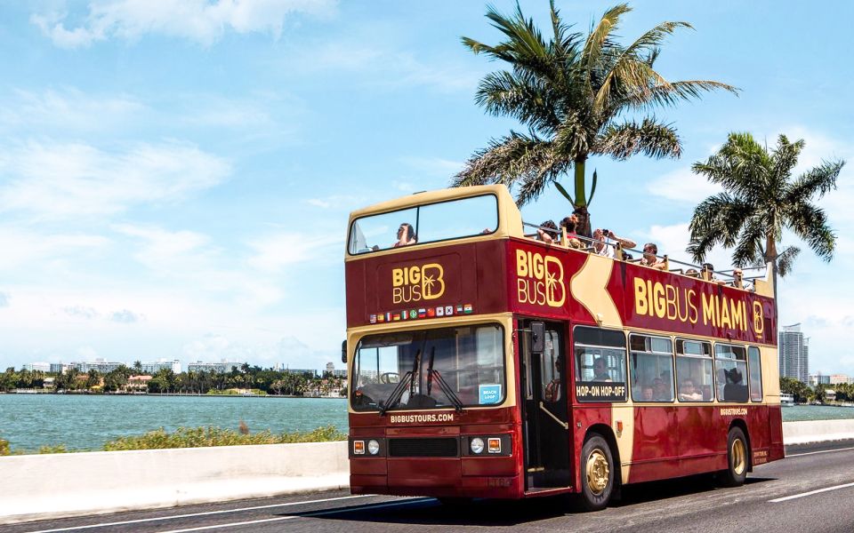 Miami: Hop-on Hop-off Sightseeing Tour by Open-top Bus