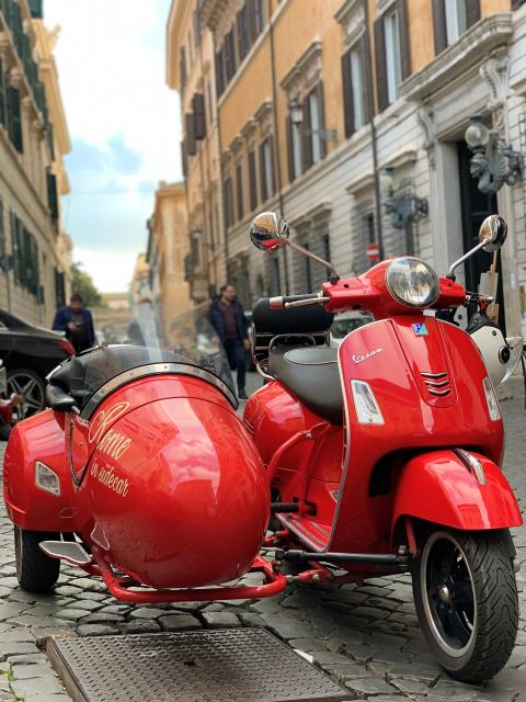 Morning Vespa Sidecar Tour With Cappuccino