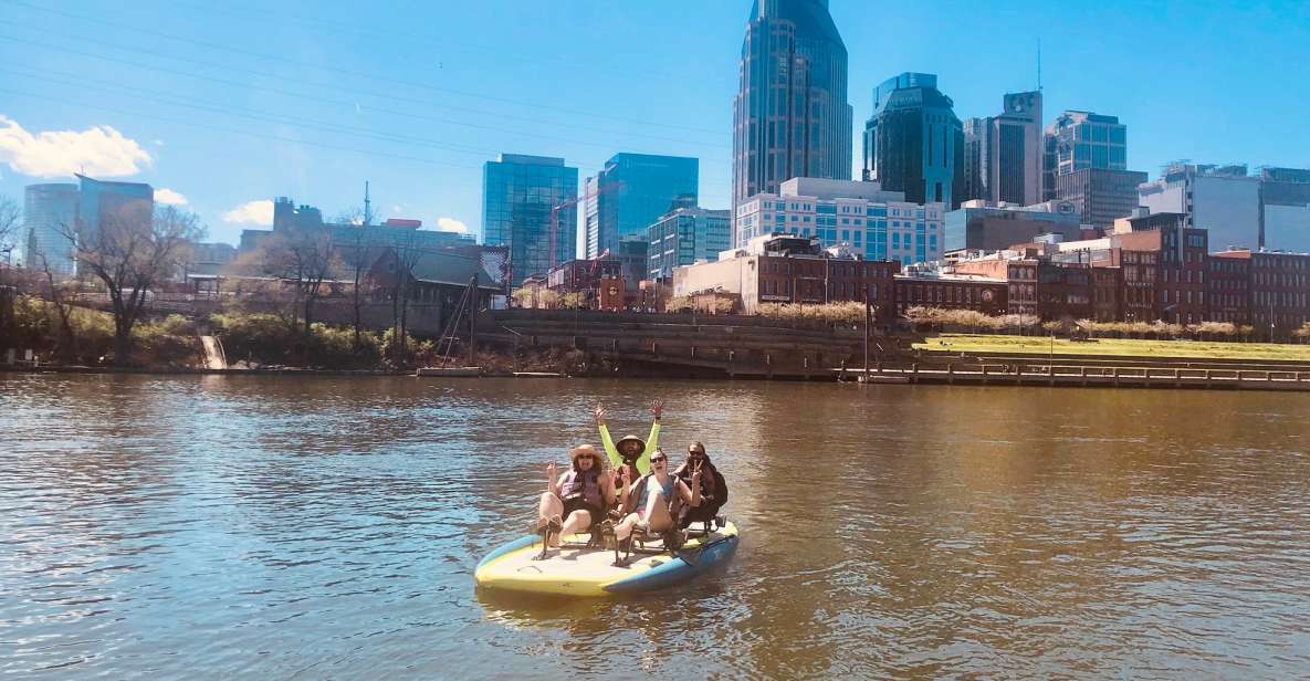 Nashville: Downtown Pedal Boat Rental for 2 to 4 People