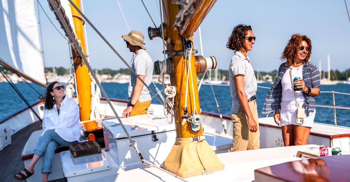 Newport: Sunset Sail on Schooner Madeleine