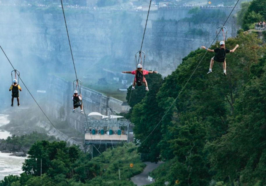 Niagara Falls, Canada: Early Bird Zip Line to The Falls - Overview of the Early Bird Zip Line