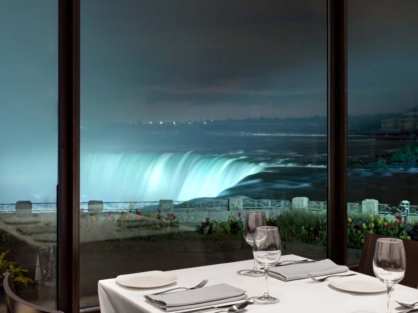 Niagara Falls: Night Walking Tour With Fireworks Boat Cruise