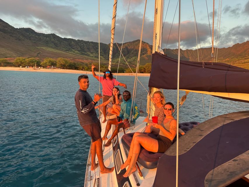 Oahu: Friday Night Fireworks Sailing in Small Groups