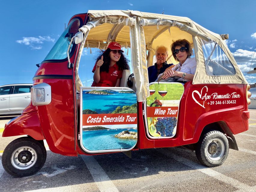 Olbia: 2-Hour City and Beach Tour by Tuk Tuk