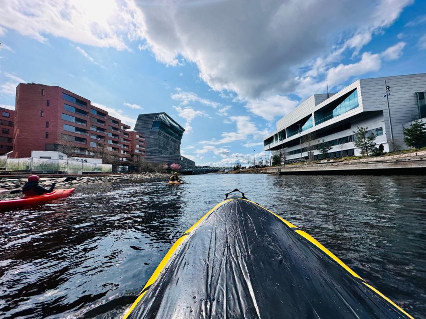 Packraft Tour on the Akerselva River Through Central Oslo