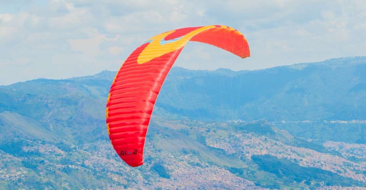 Paraglide Over Beautiful Medellin