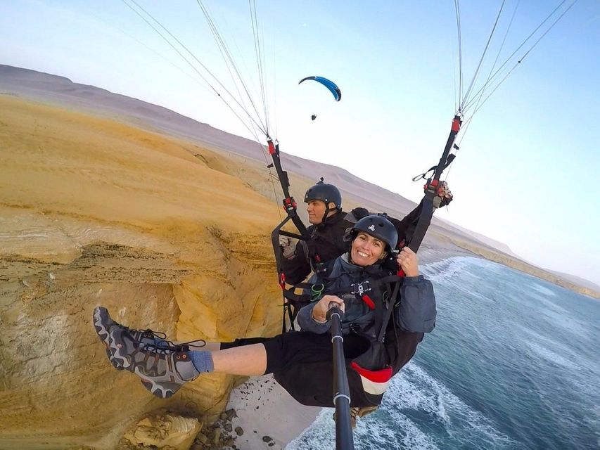 Paragliding Adventure: Soaring Over Paracas Reserve