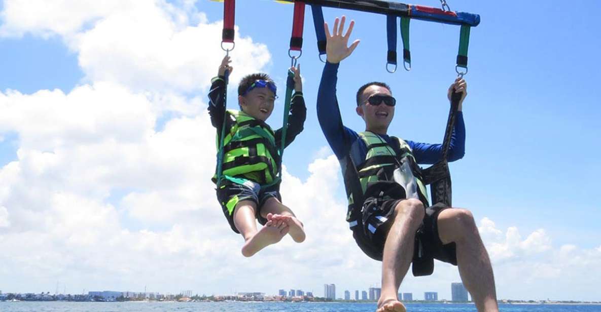 Parasail With Transportation in Playa Mujeres Zone