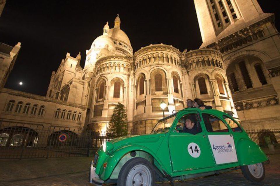 Paris: Private Guided City Tour at Night in Citroën 2CV - Tour Overview