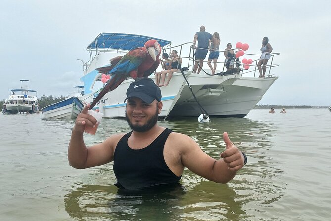 Party Boat in Punta Cana Open Bar Snorkeling Natural Pool