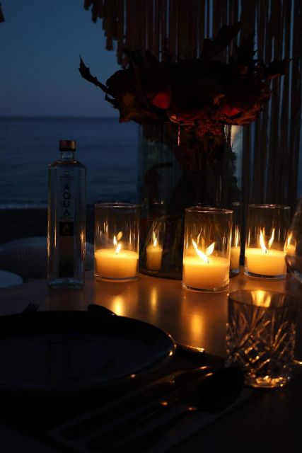 Perivolos Beach: Candle Light Dinner Fortyone Bar Restaurant