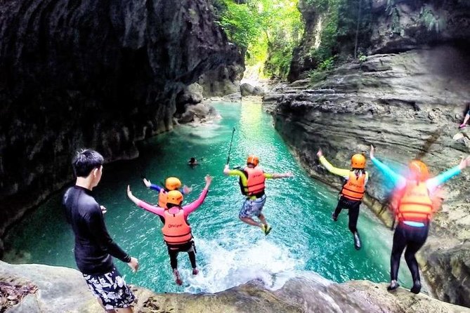 Pescador Island With Sardines & Turtle and Canyoneering in Kawasan Falls