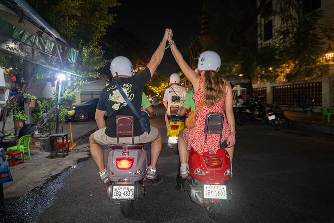 Phnom Penh Evening Foodie Vespa Tour