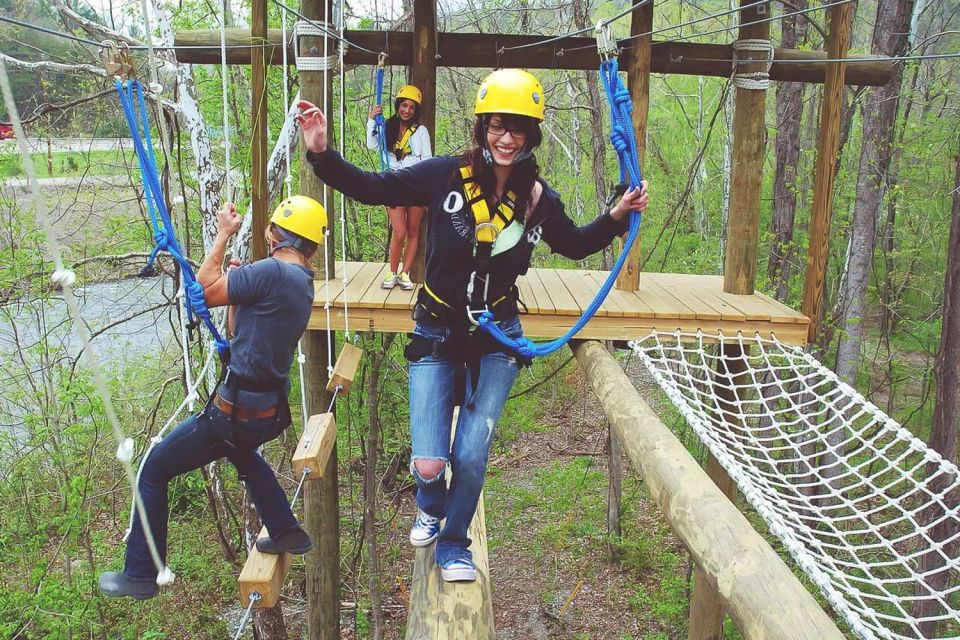 Pigeon Forge: Smoky Mountains Rope Obstacle Course Adventure