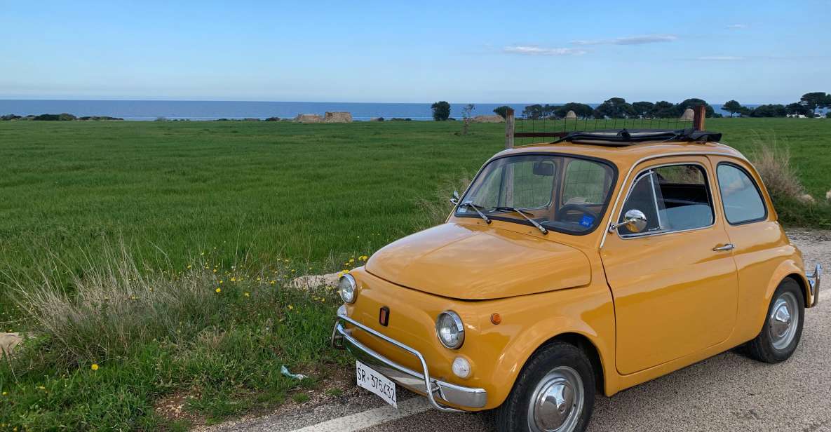 Polignano a Mare: Tour by Vintage Fiat 500 With Driver