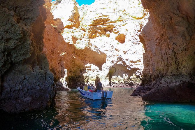 Ponta Da Piedade Boat Tour to Caves and Beaches With Local Guide