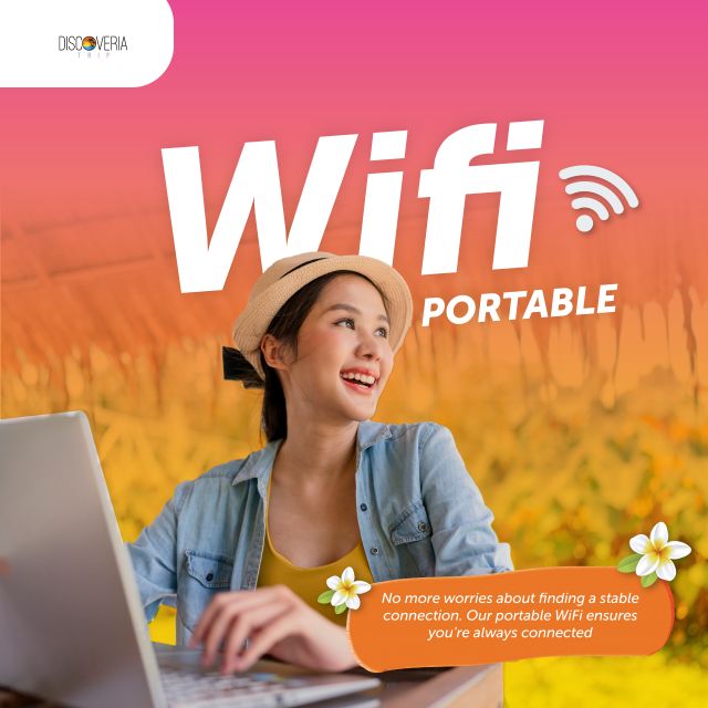 Portable Wifi 4G for Bali (DPS Airport Pick Up)