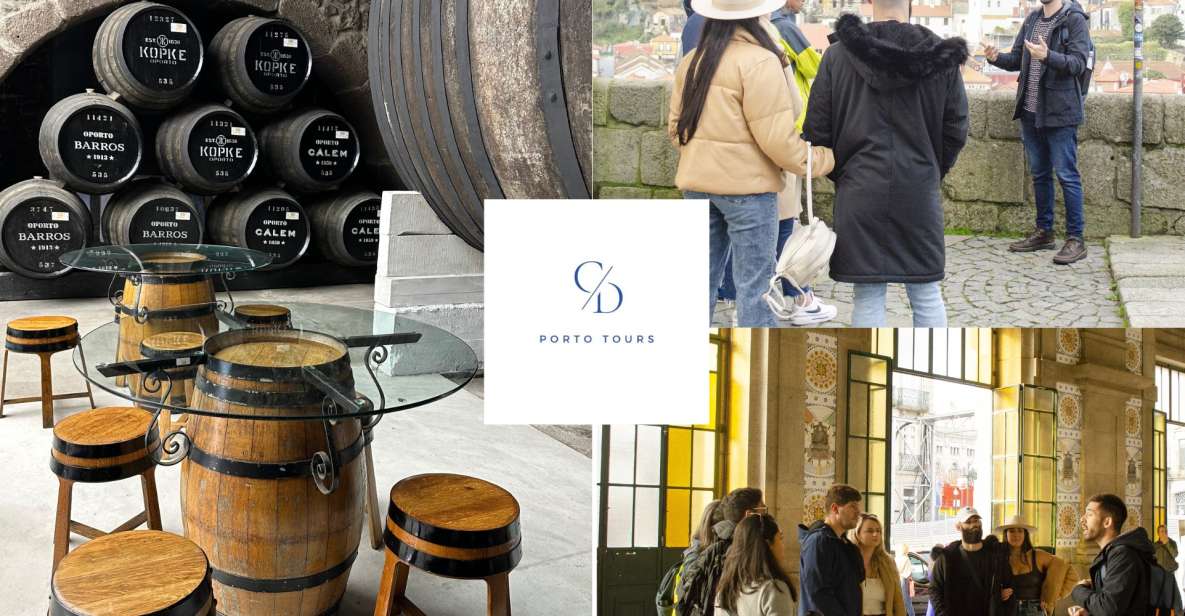 Porto: Guided City Walking Tour & Port Wine Cellar