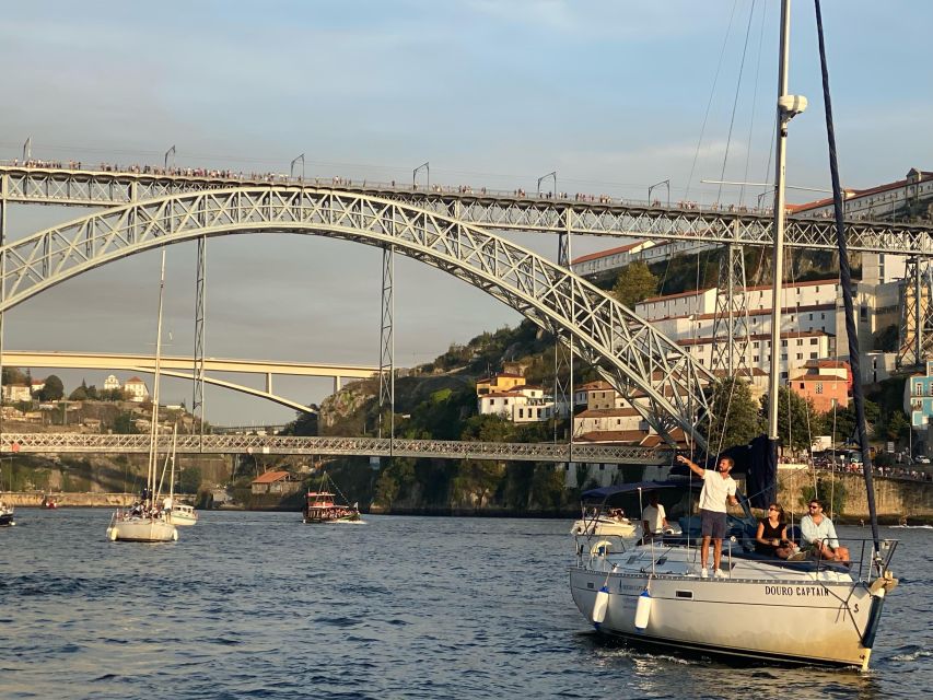 Porto: Private Douro River Charming Sailboat Cruise W/Wine