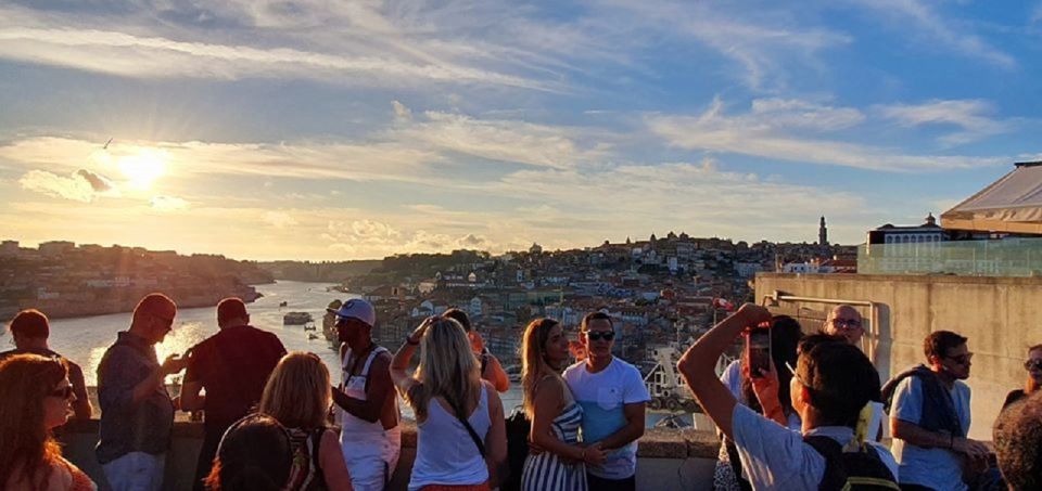 Porto: Sunset Walking Tour With Port Wine and Views