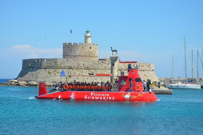 Poseidon Submarine At Mandraki Harbor - Overview of the Cruise