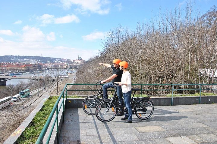 Prague 3-Hour Sightseeing Tour by Electric Bike