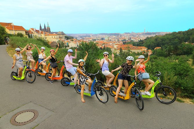 Prague: Electric Scooter & E-Bike Live Guided Tour