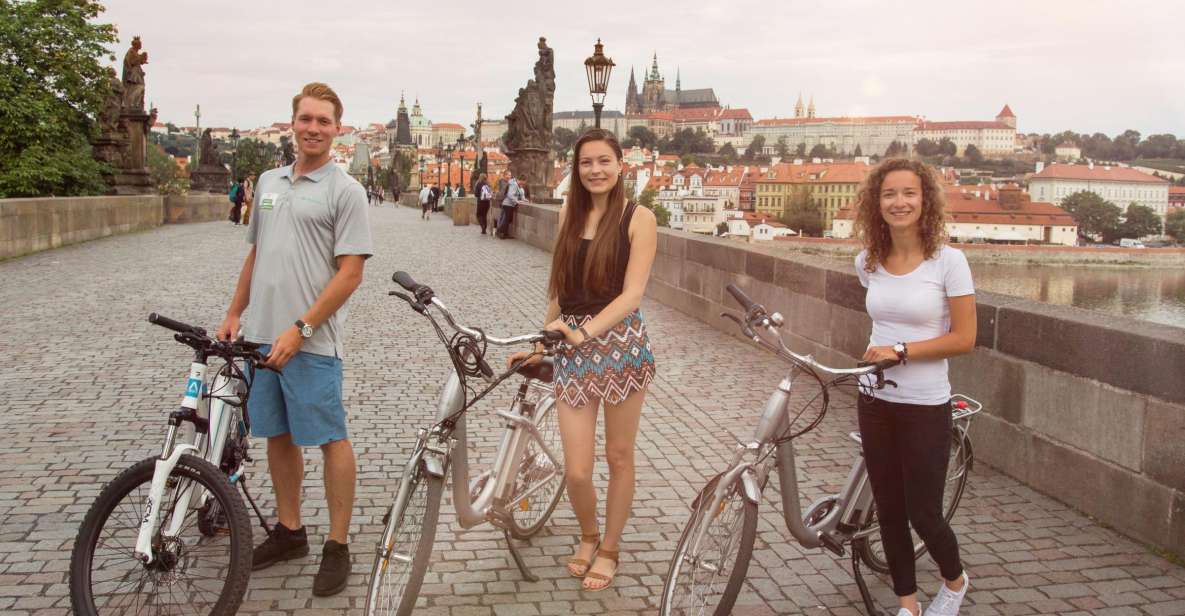 Prague: Private Electric Bike Tour With Hotel Pickup Service