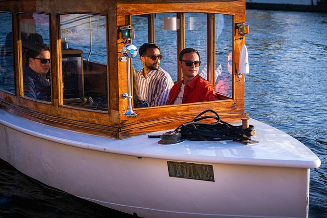 PRIVATE and SAFE Saloon Boat Ride: Amsterdam Canal Cruise