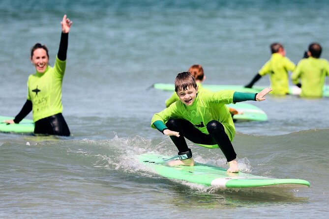 Private Family / Small-Group Surf Lesson (max. 4) in Newquay.