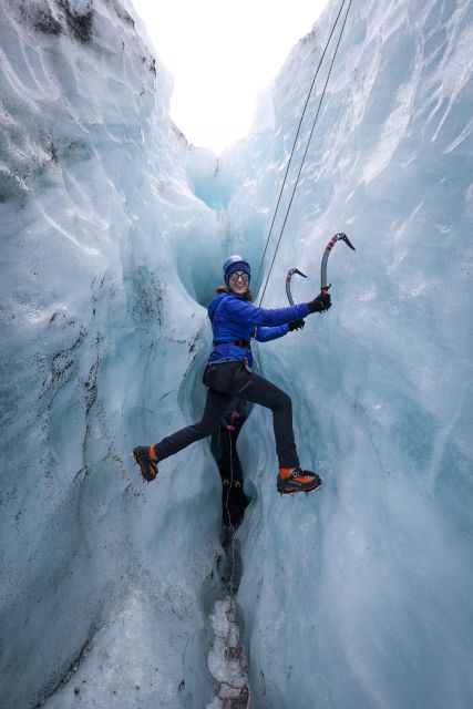 Private Ice Cave + Climbing Photoshoot Adventure